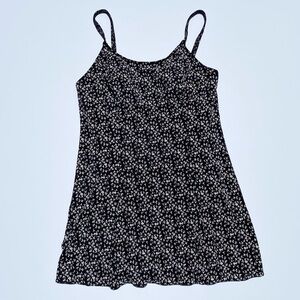 Vintage Basic Editions floral swimsuit strap Dress Size 13/14, Women's Medium